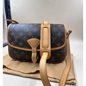 Louis Vuitton Black and Brown Monogram Crossbody Bag